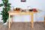 Esstisch 120x60 cm Kiefer massiv, Ausziehbar auf 150, Farbe: Natur