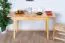 Esstisch 120x60 cm Kiefer massiv, Ausziehbar auf 150, Farbe: Natur