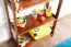 Regal Kiefer massiv Vollholz Nussfarben Junco 54B - 200 x 70 x 30 cm (H x B x T)