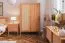 Schrank Wellsford 44 Kernbuche massiv geölt - Abmessungen: 175 x 108 x 60 cm (H x B x T)