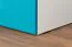 Jugendzimmer Kinderzimmer Komplett - Set C "Aalst", 6-teilig, Eiche / Weiß / Blau