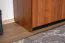 Kommode Mojokerto 02, Farbe: Walnuss / Schwarz - Abmessungen: 85 x 90 x 39 cm (H x B x T)