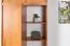 Schrank / Garderobe Paseh 04, Farbe: Erle - Abmessungen: 220 x 100 x 40 cm (H x B x T)