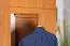 Schrank / Garderobe Paseh 04, Farbe: Erle - Abmessungen: 220 x 100 x 40 cm (H x B x T)