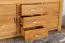 Modernes Wohnzimmer Komplett - Set D Balsa, 6-teilig, gewachst / geölt, Natur Eiche teilmassiv, mit viel Stauraum, gebürstete Oberfläche, Saug- und Wischroboter geeignet