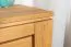 Stabile Kommode / Sideboard Eiche teilmassiv Balsa 03, mit sechs geräumigen Schubladen, geölt / gewachst, Natur, Saug- und Wischroboter kompatibel, 87 x 219 x 47 cm
