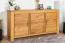 Modernes Wohnzimmer Komplett - Set D Balsa, 6-teilig, gewachst / geölt, Natur Eiche teilmassiv, mit viel Stauraum, gebürstete Oberfläche, Saug- und Wischroboter geeignet