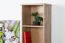 Regal Trevalli 10, Farbe: Eiche / Schwarz - Abmessungen: 176 x 40 x 36 cm (H x B x T)