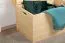 Truhe Kiefer massiv Vollholz natur 183 – Abmessung 77 x 54 x 50 cm