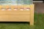 Doppelbett / Gästebett Kiefer massiv Vollholz natur 67, inkl. Lattenrost - Abmessung 180 x 200 cm