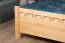 Doppelbett / Gästebett Kiefer massiv Vollholz natur 67, inkl. Lattenrost - Abmessung 180 x 200 cm