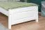 Weißes Kinderzimmer - Jugendzimmer Komplett-Set I Junco, 4-teilig, aus massivem Kiefernholz, Landhausstil, Bett, Nachtkommode, Kleiderschrank, Regal