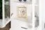 Weißes Wohnzimmer - Set C Buteo im Landhausstil, 3-teilig, Kiefernholz, Massivholz, 1 Vitrine, 1 Kommode, 1 Kommode/TV-Unterschrank