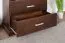 Regal Kiefer massiv Vollholz Walnussfarben Buteo 03- Abmessung 195 x 80 x 40 cm (H x B x T)