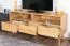 TV-Unterschrank Eiche massiv natur Aurornis 58 - Abmessungen: 64 x 142 x 40 cm (H x B x T)
