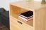 Nachtkommode Kiefer massiv natur Aurornis 50 - Abmessungen: 64 x 50 x 40 cm (H x B x T)