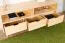TV-Unterschrank Kiefer massiv natur Aurornis 58 - Abmessungen: 64 x 142 x 40 cm (H x B x T)