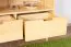 TV-Unterschrank Kiefer massiv natur Aurornis 58 - Abmessungen: 64 x 142 x 40 cm (H x B x T)