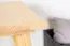 Hocker Kiefer massiv natur Aurornis 66 - Abmessungen: 45 x 32 x 32 cm (H x B x T)