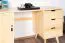 Schreibtisch Kiefer massiv natur Aurornis 69 - Abmessungen: 75 x 142 x 55 cm (H x B x T)
