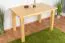 Tisch 80x120 cm Kiefer massiv, Farbe: Natur