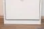 Schuhschrank Kiefer Vollholz massiv Weiß Junco 213 - Abmessung 115 x 58 x 30 cm (H x B x T)