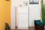 Schuhschrank Kiefer Vollholz massiv Weiß Junco 213 - Abmessung 115 x 58 x 30 cm (H x B x T)