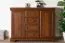Wohnzimmer Komplett - Set E Sentis, 6-teilig, Farbe: Dunkelbraun