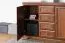 Kommode Sentis 04, Farbe: Dunkelbraun - 97 x 128 x 46 cm (H x B x T)