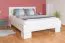 Schlafzimmer Komplett - Set C Segnas, 4-teilig, Farbe: Kiefer Weiß / Eiche Braun