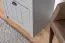 Schrank Segnas 08, Farbe: Grau - 198 x 62 x 42 cm (H x B x T)