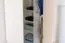 Eckschrank Jugendzimmer Weiß 198x86x86 cm