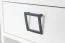 Schreibtisch 28, Farbe: Weiß - Abmessungen: 74 x 125 x 60 cm (H x B x T)