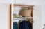 Kleiderschrank beige hochglanz