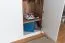 Drehtürenschrank / Kleiderschrank Lotofaga 15, Farbe: Weiß / Walnuss - 227 x 181 x 59 cm (H x B x T)