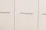 Drehtürenschrank / Kleiderschrank Gataivai 36, Farbe: Beige Hochglanz / Walnuss - Abmessungen 224 x 137 x 56 cm (H x B x T)