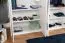 Drehtürenschrank / Kleiderschrank Siumu 23, Farbe: Weiß / Weiß Hochglanz - 224 x 182 x 56 cm (H x B x T)