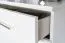 Schuhschrank Garim 49, Farbe: Weiß Hochglanz - Abmessungen: 101 x 76 x 35 cm (H x B x T)