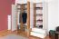 Drehtürenschrank / Kleiderschrank Gremda 05, Farbe: Eiche / Weiß - 202 x 230 x 52 cm (H x B x T)