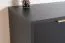 Langes Sideboard mit genügend Stauraum Raoued 05, Farbe: Anthrazit - Abmessungen: 81 x 203 x 39,5 cm (H x B x T)