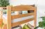 Etagenbett 90 x 190 cm für Erwachsene "Easy Premium Line" K17/n, Buche Massivholz Natur lackiert, teilbar