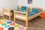 Stockbett 90 x 200 cm für Erwachsene "Easy Premium Line" K17/n, Buche Massivholz Natur lackiert, teilbar