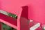 Hochbett 90 x 190 cm für Kinder, "Easy Premium Line" K22/n, Buche Massivholz rosa lackiert, teilbar
