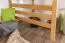 Kinderbett / Hochbett "Easy Premium Line" K23/n, Buche Vollholz massiv Natur lackiert, teilbar - Liegefläche: 120 x 190 cm