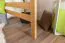 Kinderbett / Hochbett "Easy Premium Line" K23/n, Buche Vollholz massiv Natur lackiert, teilbar - Liegefläche: 120 x 190 cm