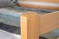 Hochbett 140 x 190 cm "Easy Premium Line" K23/n, Buche Massivholz Natur lackiert, teilbar