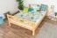 Hochbett 140 x 190 cm "Easy Premium Line" K23/n, Buche Massivholz Natur lackiert, teilbar
