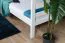 Etagenbett / Stockbett 140 x 190 cm "Easy Premium Line" K24/n, Kopf- und Fußteil gerade, Buche Massivholz weiß lackiert, teilbar
