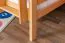 Großes Etagenbett mit Rutsche 120 x 190 cm, Buche Massivholz Natur lackiert, umbaubar in zwei Einzelbetten, "Easy Premium Line" K32/n