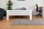 Jugendbett "Easy Premium Line" K7 inkl.1 Abdeckblende, 140 x 200 cm Buche Vollholz massiv weiß lackiert